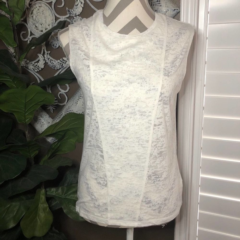 Trouve White Tank Top